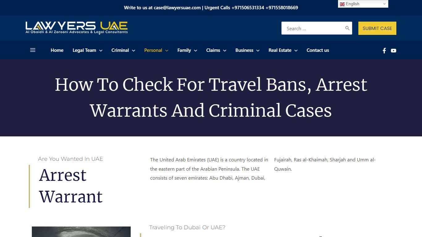 How to Check for Travel Bans, Arrest Warrants and Criminal Cases